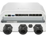 RB5009UPr+S+OUT, Ruteador PoE, 7xGEth, 1x2.5GigaEth, 1xSFP+ 10G, 8xPoE 802.3af/at, RouterOS