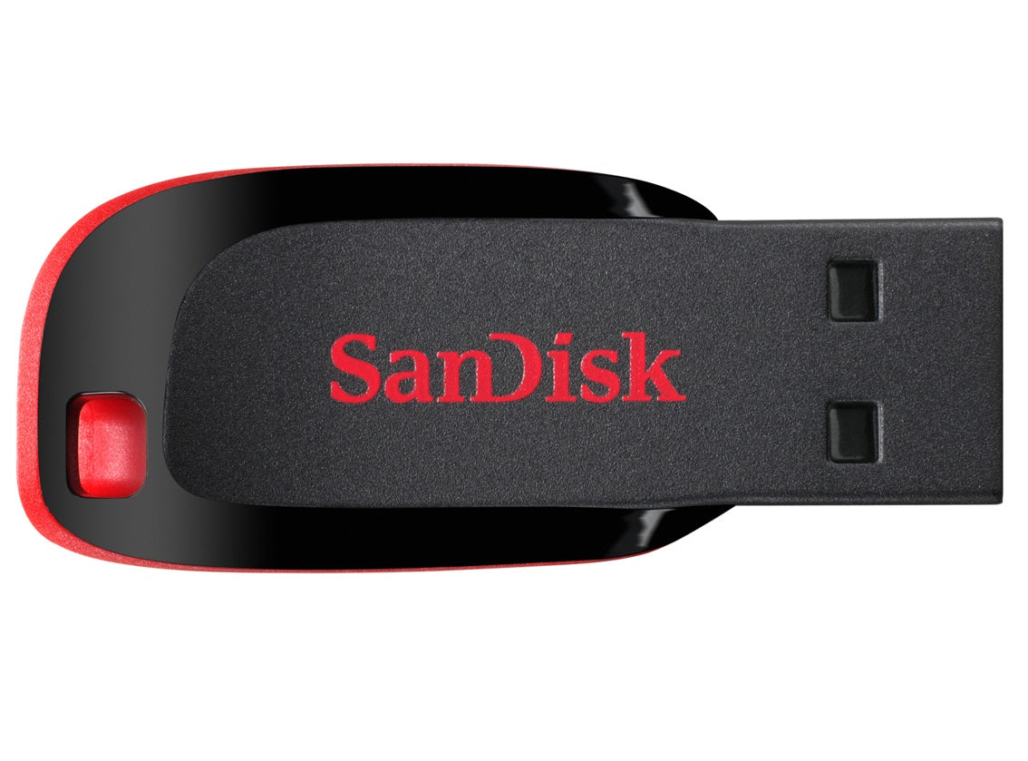 SanDisk Cruzer Blade unidad flash USB 16 GB USB tipo A 2.0 Negro, Rojo