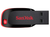 SanDisk Cruzer Blade unidad flash USB 16 GB USB tipo A 2.0 Negro, Rojo