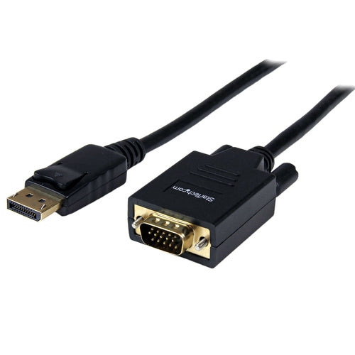 StarTech.com Cable Conversor de 1,8m Adaptador de Vídeo DisplayPort DP a VGA - Convertidor 1080p Adaptadores de cable de