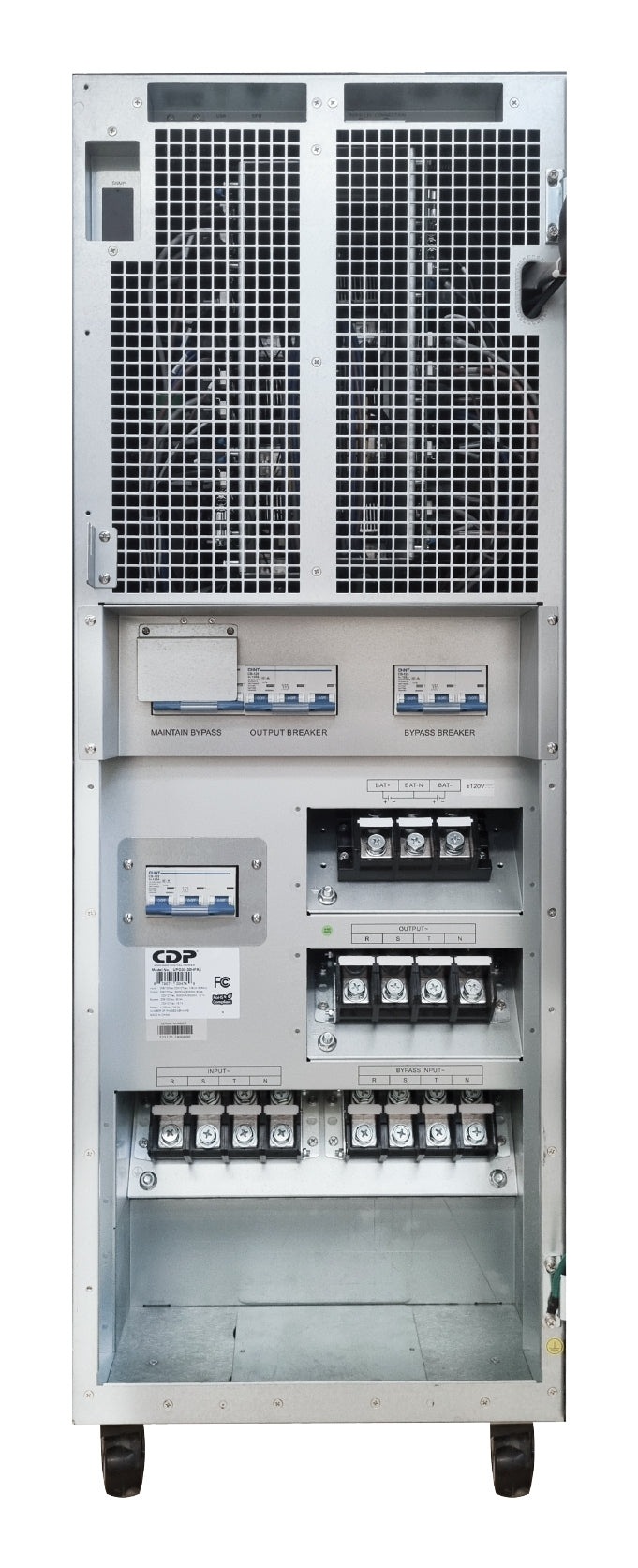 CDP UPO33-30HFAX 30KVA/30KW PF 1.0 Online UPS 3F HF, LCD UL 208/208 Vac UPS Doble conversión (en línea) 30 kVA 30000 W Seno