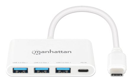 Manhattan 168434 hubs de interfaz USB 3.2 Gen 1 (3.1 Gen 1) Type-C 3 1 4
