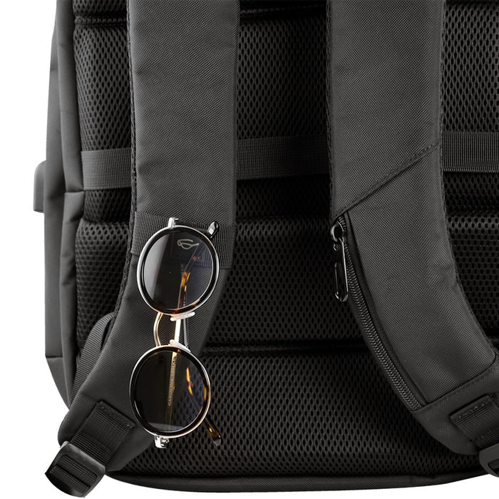 Perfect Choice PC-084785 maletín para laptop 43.2 cm (17") Mochila Negro, Tirante para hombro, 950 g