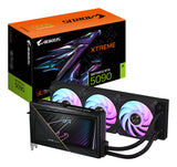 GIGABYTE AORUS GeForce RTX 5090 XTREME WATERFORCE 32G Tarjeta Gráfica - 32 GB GDDR7, 512 bits, PCI-E 5.0, 2655 MHz Frecuencia Base, 3 x DP 2.1a, 1 x HDMI 2.1b, NVIDIA DLSS 4, GV-N5090AORUSX W-32GD tarjetas gráficas Si 21760 NVIDIA GeForce RTX 5090