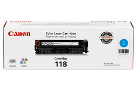Canon Cartridge 118 Cyan Cartucho de Tinta imageCLASS MF8350Cdn Original Negro, Cian, Magenta, Amarillo