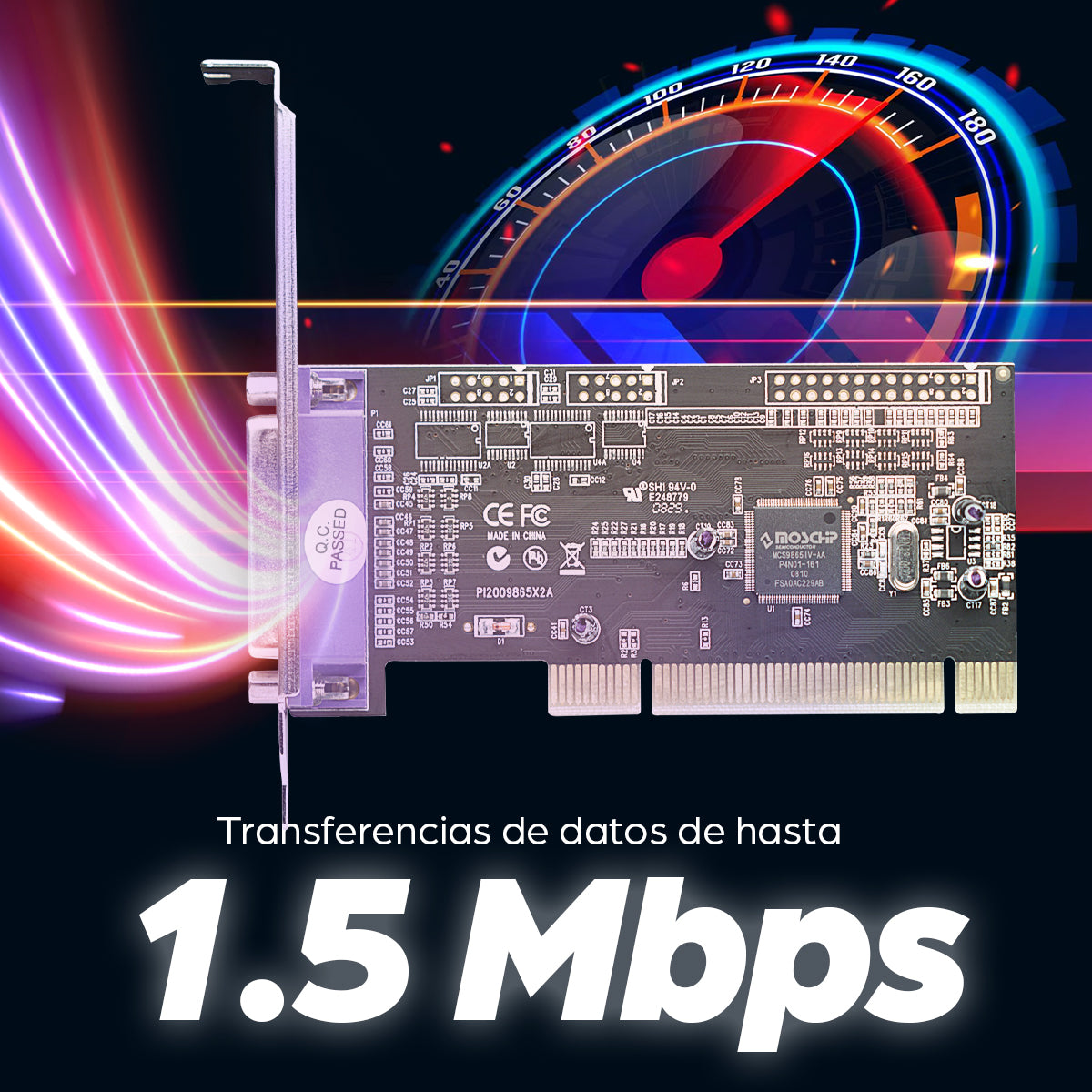 Manhattan Tarjeta PCI con puerto Paralelo tarjetas y adaptadores de interfaz PCI Paralelo 1 Si