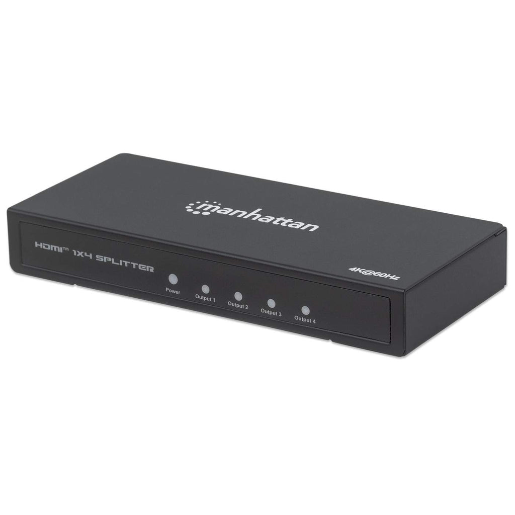 Manhattan Video Splitter HDMI 4K de 4 puertos divisores de vídeo HDMI 4x HDMI 2.0 5