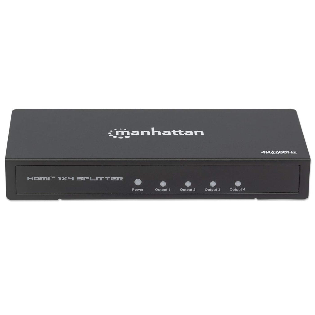 Manhattan Video Splitter HDMI 4K de 4 puertos divisores de vídeo HDMI 4x HDMI 2.0 5