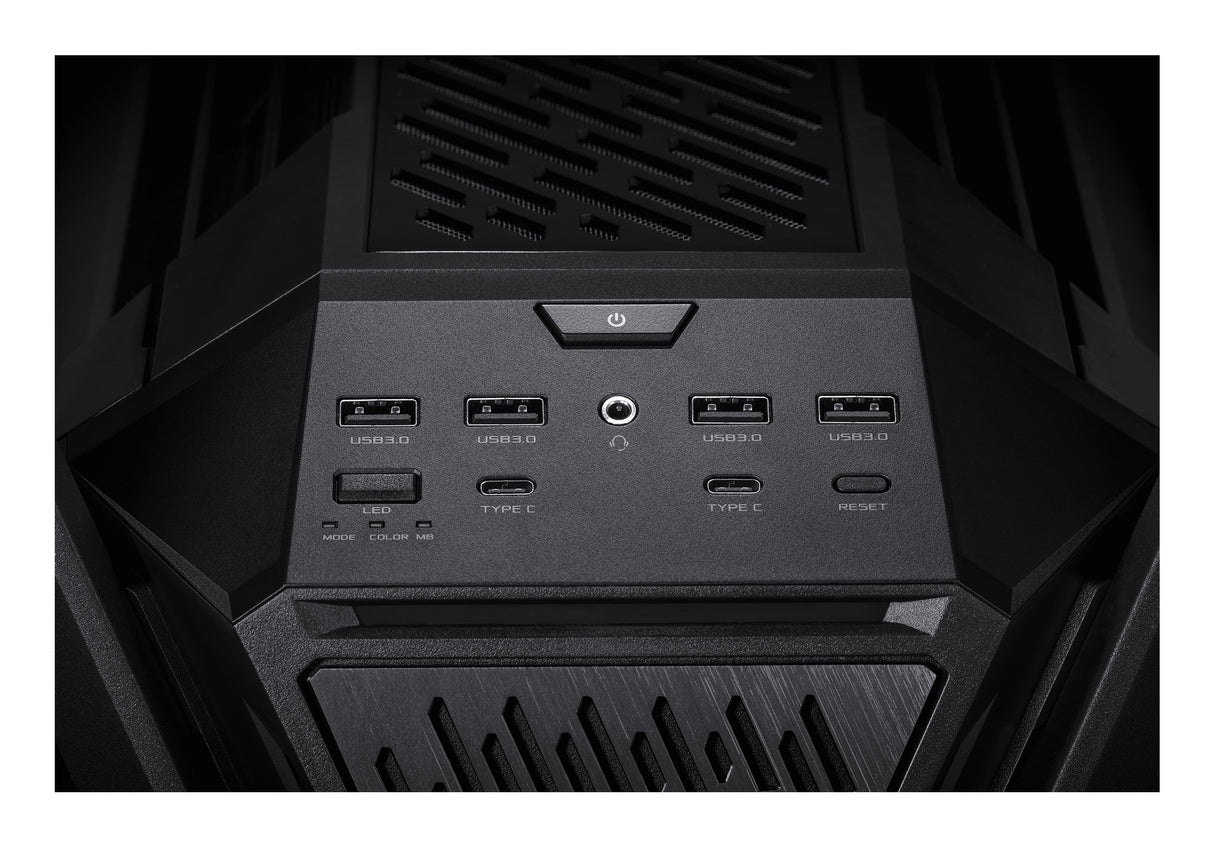 ASUS ROG Hyperion GR701 BTF Edition carcasas ordenador Torre PC Negro, Transparente ATX, EATX, micro ATX, Mini-ITX