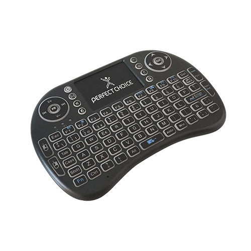 Perfect Choice PC-201007 teclado para dispositivos móviles Negro, Touchpad, Cualquier marca, Inalámbrico