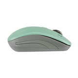Perfect Choice PC-044819 ratón Oficina Ambidiestro RF inalámbrico Óptico 1600 DPI, Gris, Turquesa
