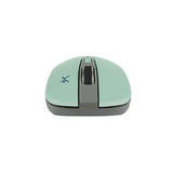 Perfect Choice PC-044819 ratón Oficina Ambidiestro RF inalámbrico Óptico 1600 DPI, Gris, Turquesa