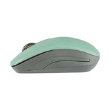 Perfect Choice PC-044819 ratón Oficina Ambidiestro RF inalámbrico Óptico 1600 DPI, Gris, Turquesa