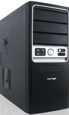 Vorago GAB-100K gabinete de computadora Midi Tower Negro 500 W, ATX, Micro ATX, Mini-ITX