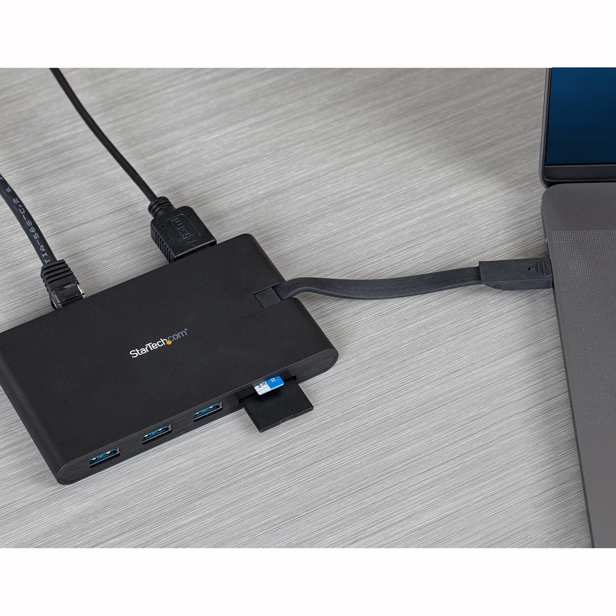 StarTech.com Docking Station USB-C con HDMI y VGA - para Mac y Windows -3x USB 3.0 - SD / micro SD - PD 3.0 - Adaptador USB C a USB 3.0 Laptop Alámbrico USB 3.2 Gen 1 (3.1 Gen 1) Type-C 3 1
