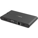 StarTech.com Docking Station USB-C con HDMI y VGA - para Mac y Windows -3x USB 3.0 - SD / micro SD - PD 3.0 - Adaptador USB C a USB 3.0 Laptop Alámbrico USB 3.2 Gen 1 (3.1 Gen 1) Type-C 3 1