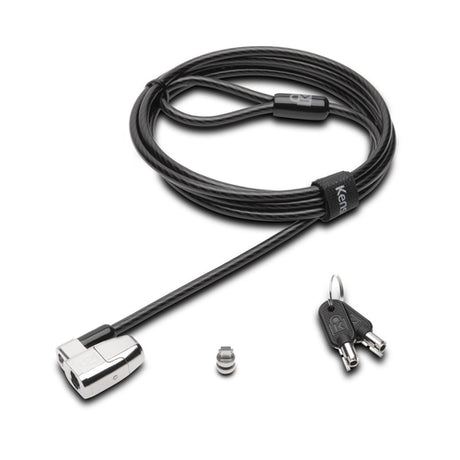 Kensington Candado con llave ClickSafe 2.0 para ranuras tipo "wedge" Cable antirrobo Negro, Plata Portátil 210