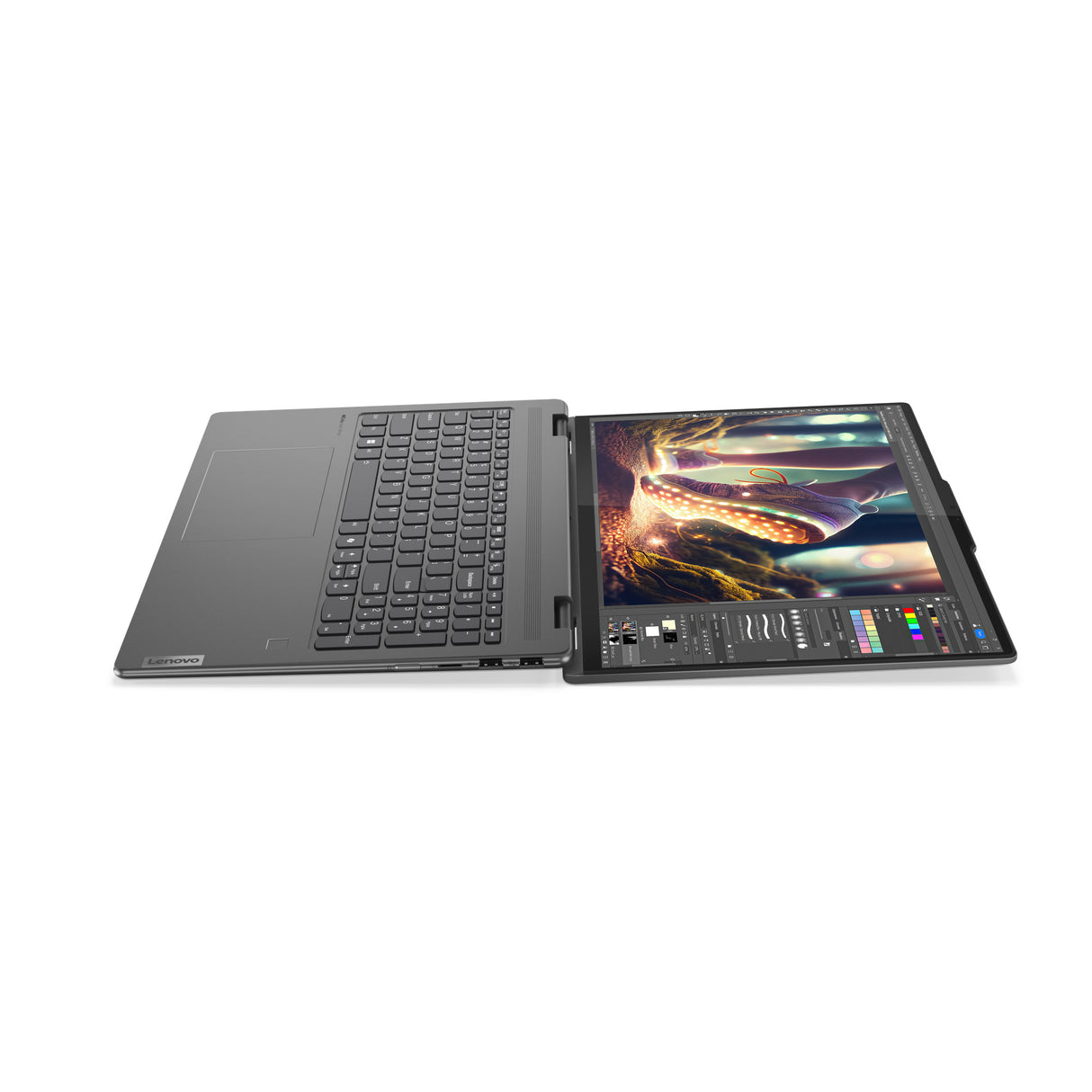 Lenovo Yoga 7 2-in-1 16IML9 Laptop Storm grey Híbrido (2-en-1) Gris Convertible (Carpeta)