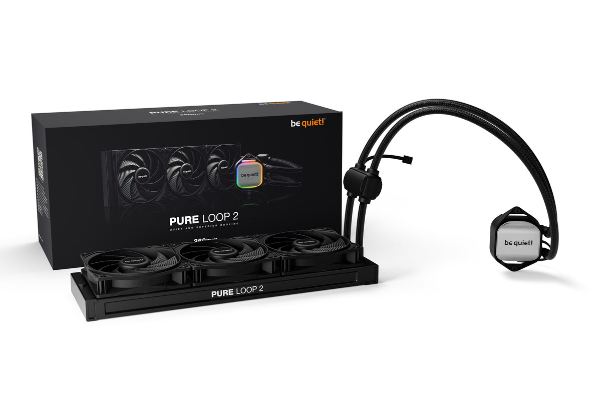 be quiet! Pure Loop 2 | 360mm sistemas de refrigeración para ordenadores Procesador 12 mm 17,2 dB 36,8 dB