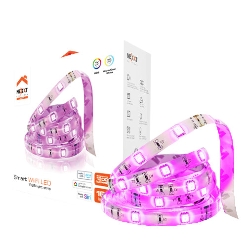 Nexxt Solutions Smart - Franja de iluminación - LED - RGB claro - 5 m