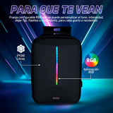 MOCHILA START THE GAME BP-500 RGB CONFIGURABLE APP 15.6" USB