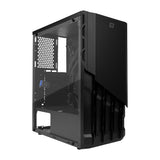 Vorago CSG-530 gabinete de computadora Tower Negro, ATX, ITX, Micro ATX
