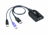 ATEN KA7189 cable para video, teclado y ratón (kvm) Negro