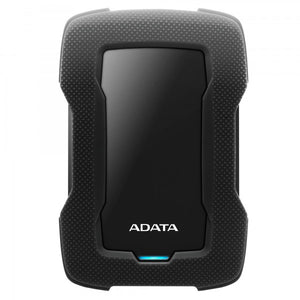 DISCO DURO EXTERNO ADATA AHD330-4TU31-CBK 4TB USB 3.2 COLOR NEGRO CARCASA DE SILICONA, SENSOR DE GOLPES