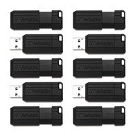 Verbatim PinStripe USB Flash Drive – Business 10pk Memoria Flash 32 GB USB tipo A 2.0 Si