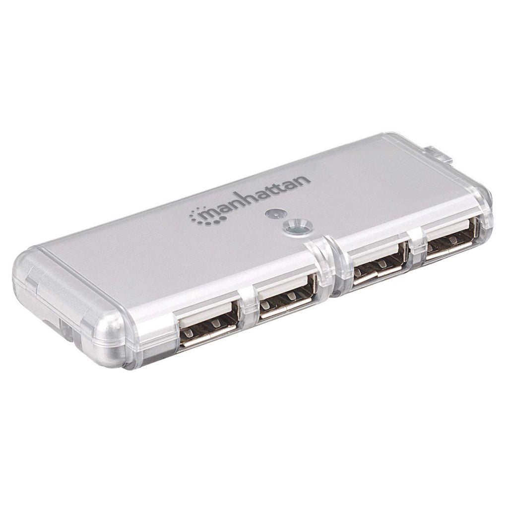 Manhattan Hub de Bolsillo USB de Alta Velocidad 2.0 hubs de interfaz USB 2.0 USB 2.0 4 4