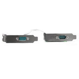 StarTech.com Tarjeta Adaptadora PCI Express de 2 Puertos Serie de Perfil Bajo RS232 UART 16550 Serial Tarjetas y adaptad