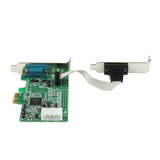 StarTech.com Tarjeta Adaptadora PCI Express de 2 Puertos Serie de Perfil Bajo RS232 UART 16550 Serial Tarjetas y adaptad
