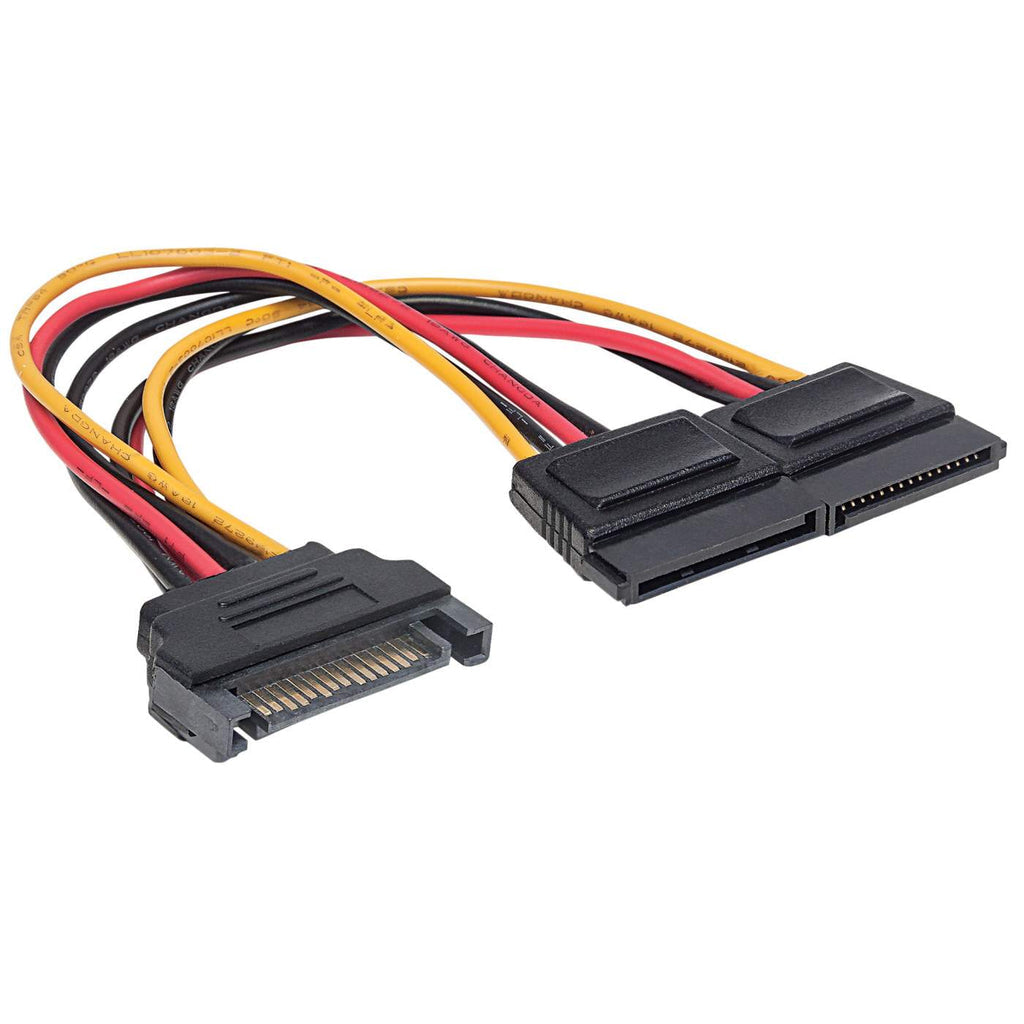 Manhattan Cable Y de alimentación SATA Cable 0,15 m SATA III SATA de 15 pines 2 x SATA de 15 pines