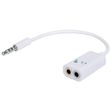 Manhattan Adaptador Audio Estéreo 3.5 mm 2 a1 para Micrófono Y Audífonos Cable 0,2 m 3,5mm Macho 2 x 3.5mm