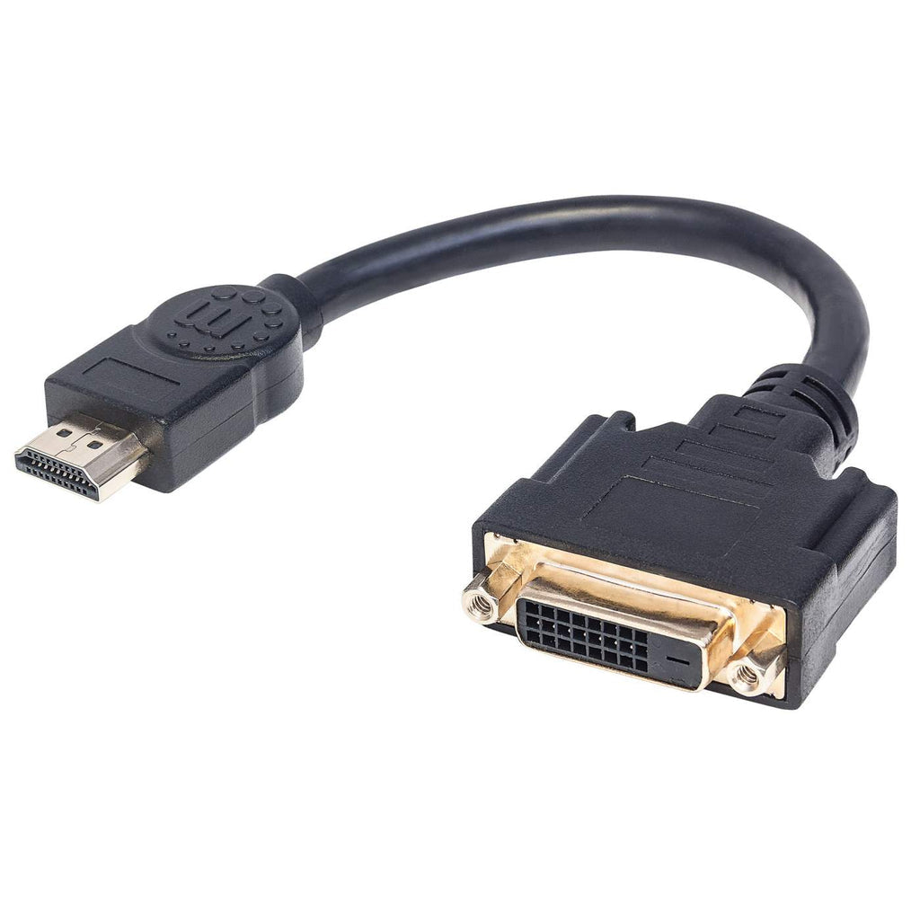 Manhattan Cable HDMI a DVI-D Cable Oro 0,2 m HDMI DVI-D