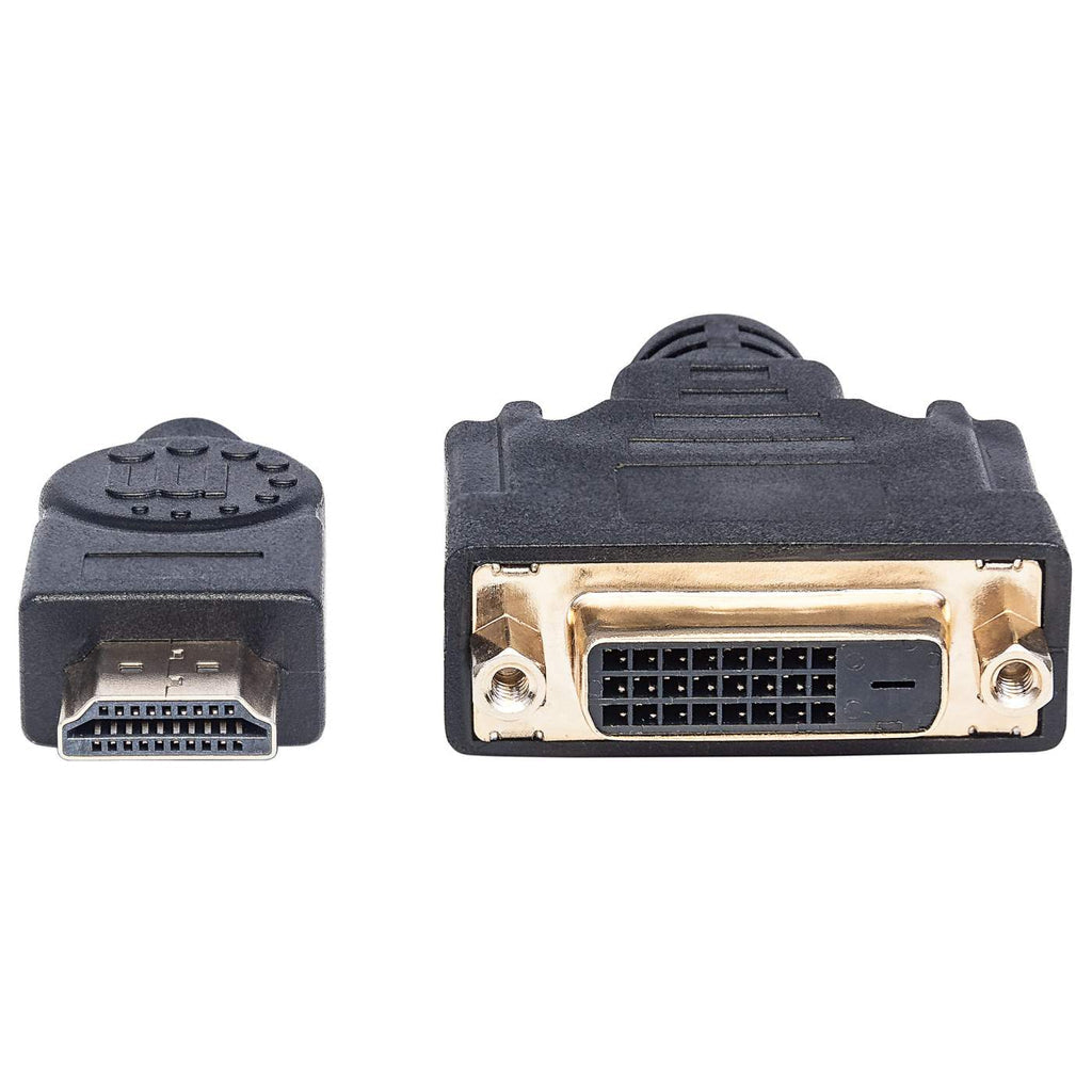 Manhattan Cable HDMI a DVI-D, Macho, Hembra, Oro, MAN-354592 | Adaptadores de cable de vídeo