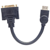 Manhattan Cable HDMI a DVI-D, Macho, Hembra, Oro, MAN-354592 | Adaptadores de cable de vídeo