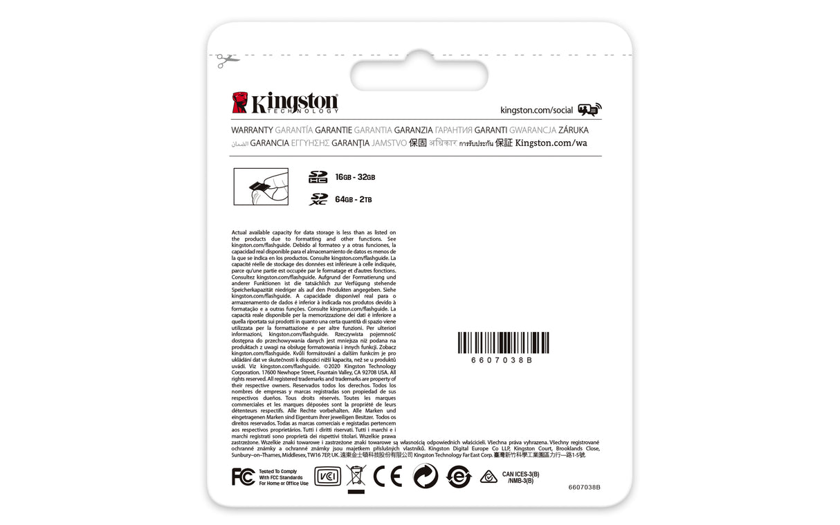 Kingston Technology Canvas Go! Plus Tarjeta SDXC Canvas Go Plus 170R C10 UHS-I U3 V30 de 512 GB Memoria Flash 512 GB SD 170 MB/s 90 MB/s
