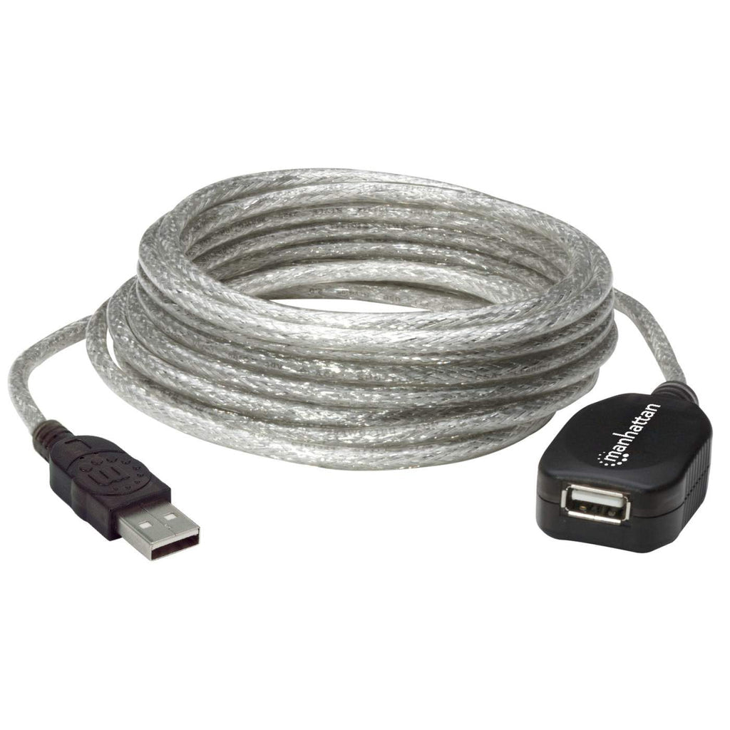 Manhattan Cable Extensión Activa USB de Alta Velocidad 2.0 Cable USB 2.0 USB A USB A Macho/Hembra