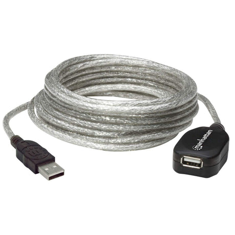 Manhattan Cable Extensión Activa USB de Alta Velocidad 2.0 Cable USB 2.0 USB A USB A Macho/Hembra
