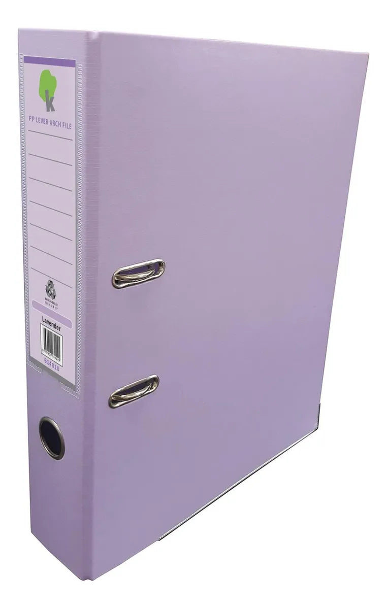 Techmakro KITCARP25LVP carpeta Cartón, Cloruro de polivinilo (PVC) Lila Carta, Folder de archivo convencional, Mate, 650
