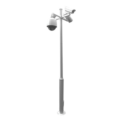 Syscom XGAPOLE-6M accesorio para cámara de seguridad Estuche y soporte, Exterior, Negro, XGA9011