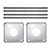 Syscom XGAPOLE-6M accesorio para cámara de seguridad Estuche y soporte, Exterior, Negro, XGA9011