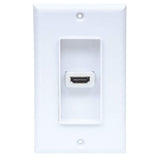 Manhattan Placa de pared HDMI de un puerto tomas de corriente HDMI 1 340 MHz Blanco