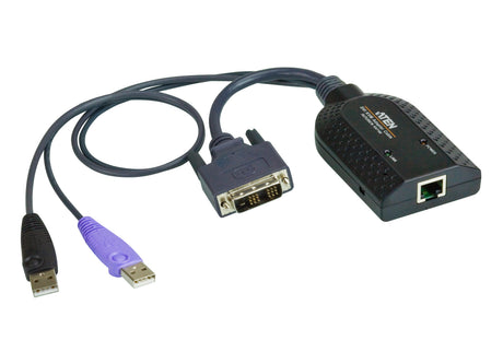 ATEN KA7166 cable para video, teclado y ratón (kvm) Negro