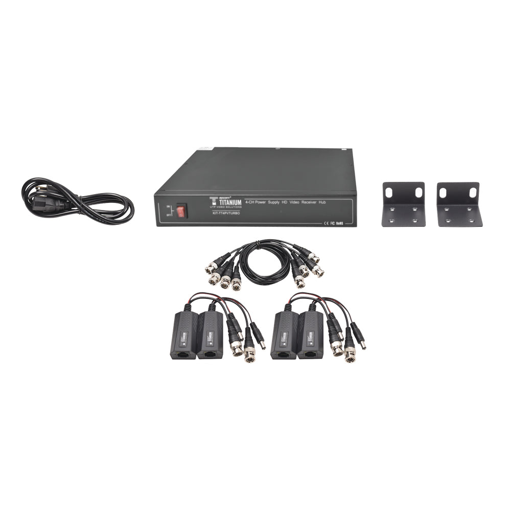 Epcom KIT-TT-4-PV-TURBO receptor AV Negro
