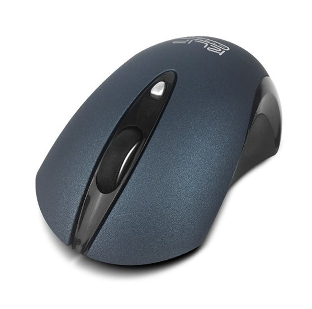 Klip Xtreme GhosTouch ratón Oficina Ambidiestro RF inalámbrico Óptico 1600 DPI, Negro, Azul