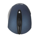 Klip Xtreme GhosTouch ratón Oficina Ambidiestro RF inalámbrico Óptico 1600 DPI, Negro, Azul