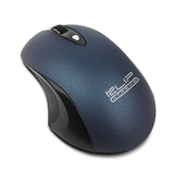 Klip Xtreme GhosTouch ratón Oficina Ambidiestro RF inalámbrico Óptico 1600 DPI, Negro, Azul
