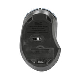 Klip Xtreme GhosTouch ratón Oficina Ambidiestro RF inalámbrico Óptico 1600 DPI, Negro, Azul
